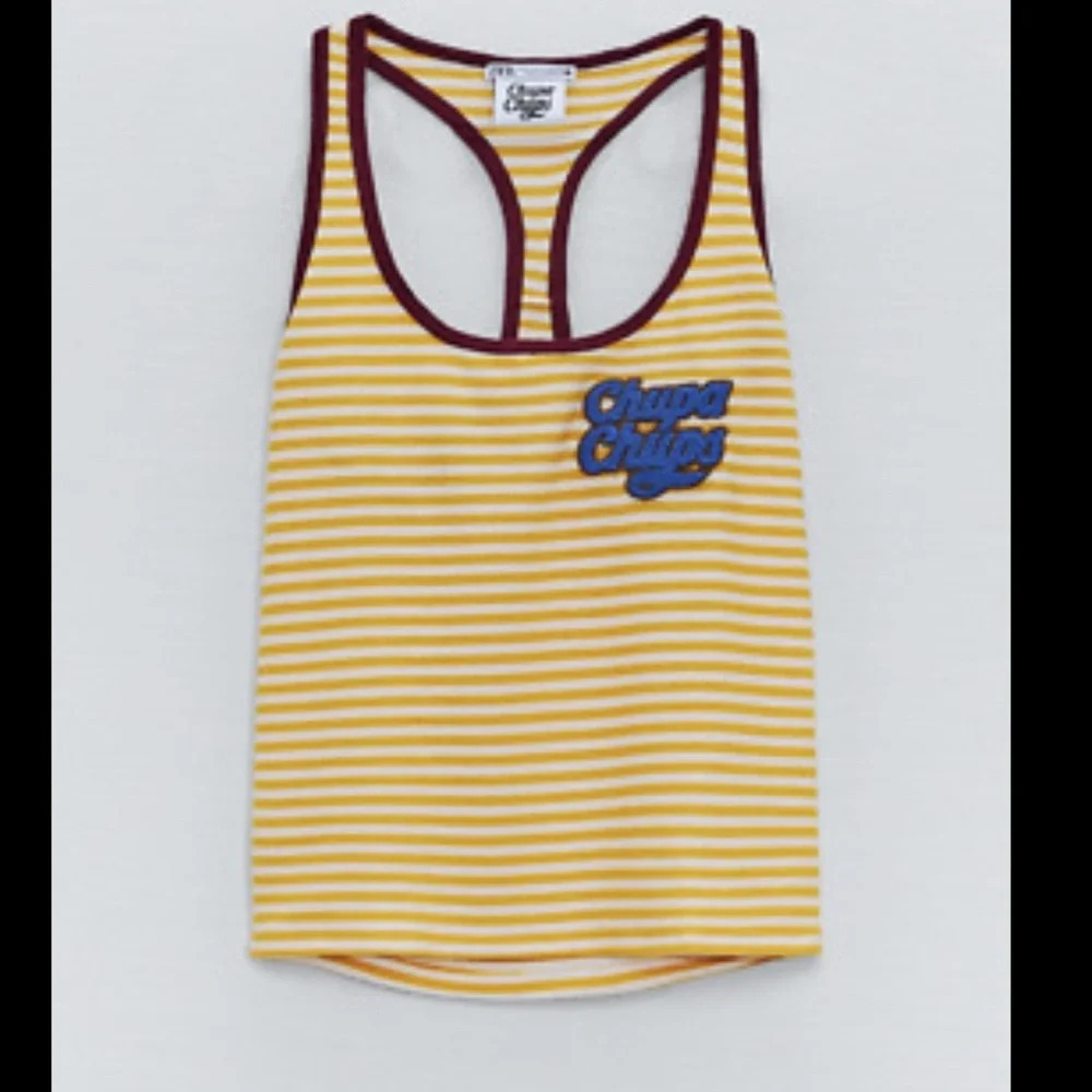 . Zara x Chupa Chups Terrycloth Tank Top Sz m